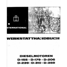 International D-155 - D-179 - D-206 - D-239 - D-310 - D-358 Diesel Engine Workshop Manual